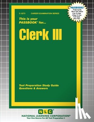 Passbooks - Clerk III