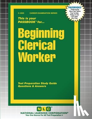 Passbooks - Beginning Clerical Worker