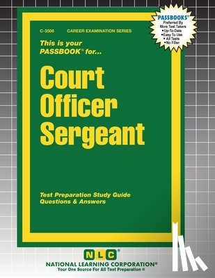 Passbooks - Court Officer Sergeant