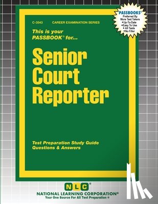 Passbooks - Senior Court Reporter