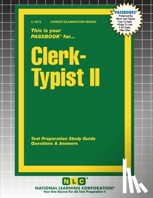 Passbooks - Clerk-Typist II