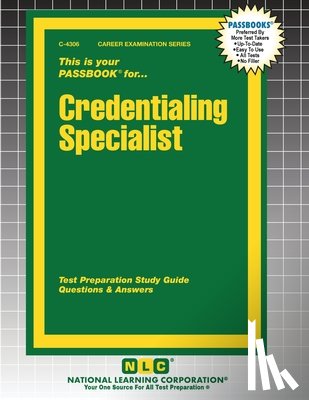 Passbooks - Credentialing Specialist