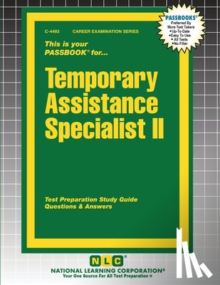 Passbooks - Temporary Assistance Specialist II
