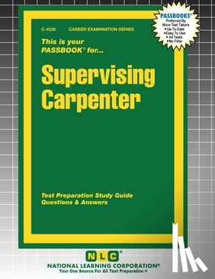 Passbooks - Supervising Carpenter