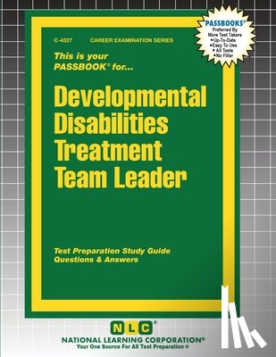 Passbooks - Developmental Disabilities Treatment Team Leader