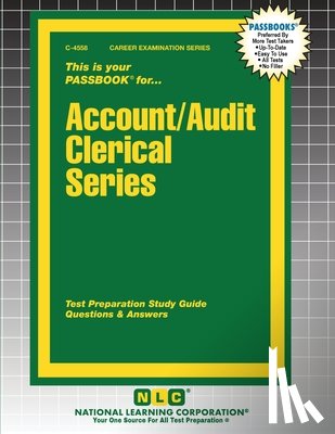 Passbooks - Account/Audit Clerical Series