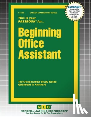 Passbooks - Beginning Office Assistant