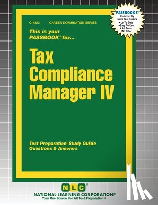 Passbooks - Tax Compliance Manager IV