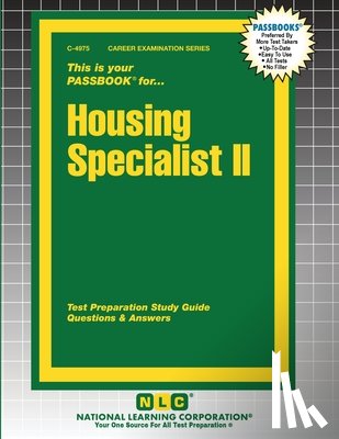 Passbooks - Housing Specialist II