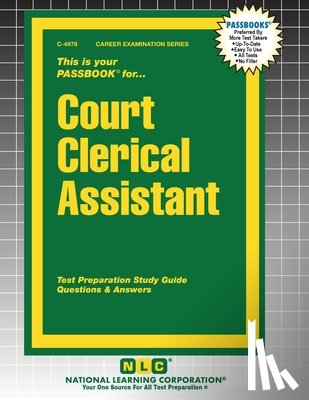 Passbooks - Court Clerical Assistant