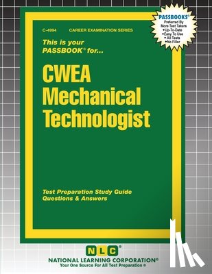 Passbooks - CWEA Mechanical Technologist
