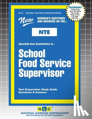 Passbooks - School Food Service Supervisor