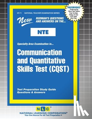 Passbooks - Communication and Quantitative Skills Test (CQST)