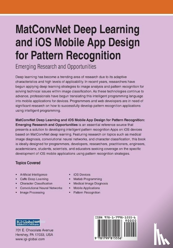 Wu, Jiann-Ming, Tien, Chao-Yuan - MatConvNet Deep Learning and iOS Mobile App Design for Pattern Recognition