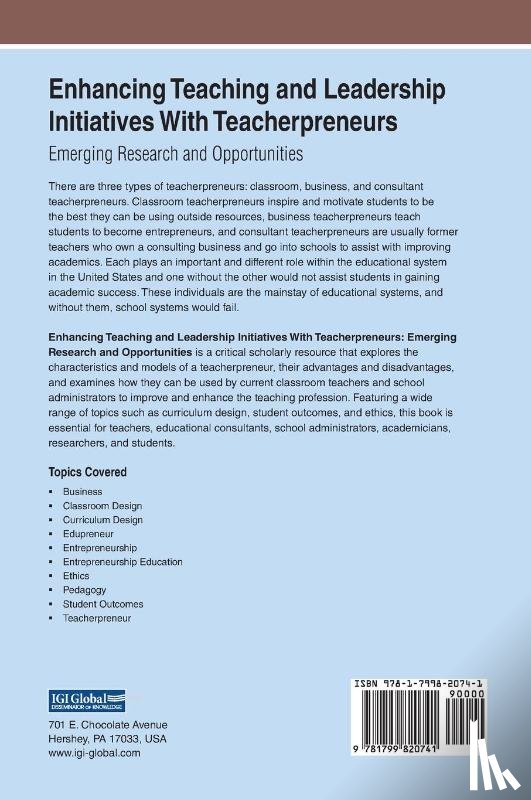 Epler, Pam - Enhancing Teaching and Leadership Initiatives With Teacherpreneurs