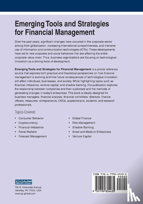  - Emerging Tools and Strategies for Financial Management