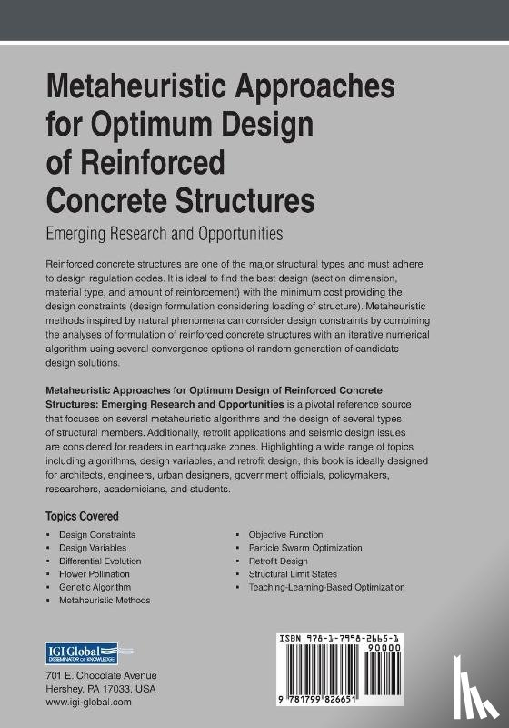 Kayabekir, Aylin Ece, Bekda?, Gebrail, Nigdeli, Sinan Melih - Metaheuristic Approaches for Optimum Design of Reinforced Concrete Structures