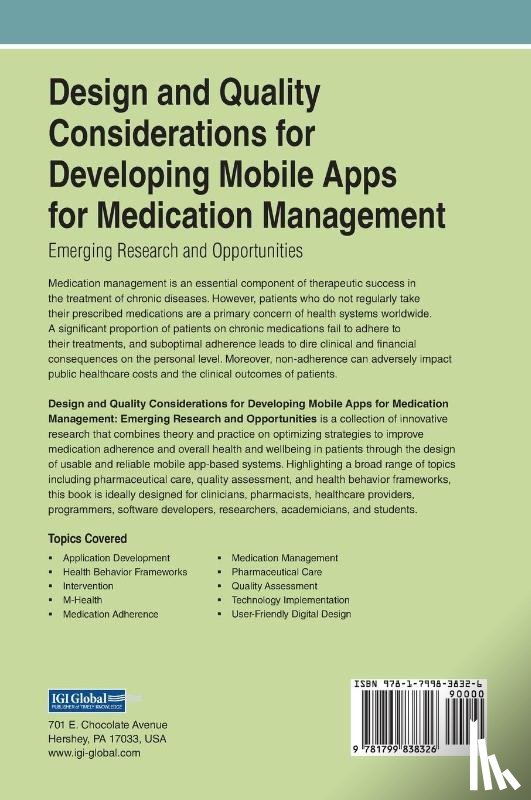 Kevin Yap, Eskinder Ali, Lita Chew - Design and Quality Considerations for Developing Mobile Apps for Medication Management