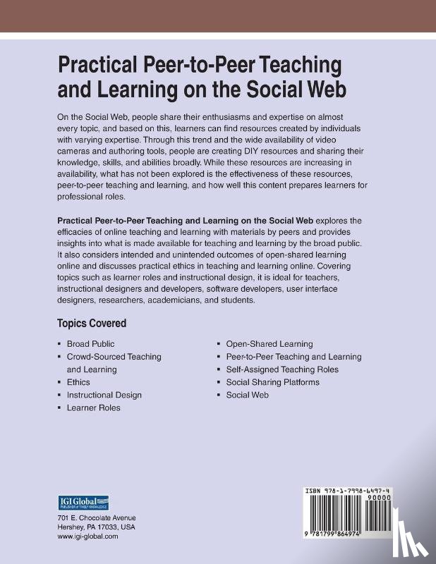 Hai-Jew, Shalin - Practical Peer-to-Peer Teaching and Learning on the Social Web