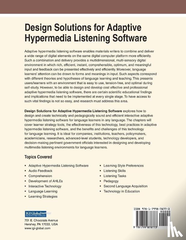  - Design Solutions for Adaptive Hypermedia Listening Software