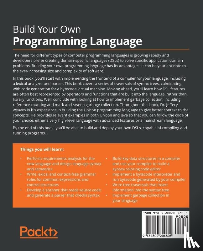 Jeffery, Clinton L. - Build Your Own Programming Language