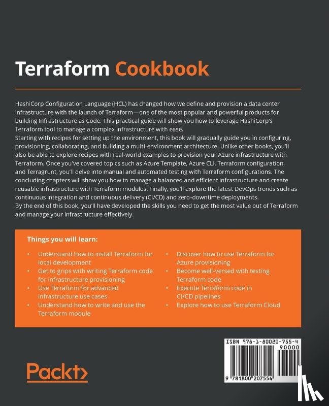 Krief, Mikael, Hashimoto, Mitchell - Terraform Cookbook