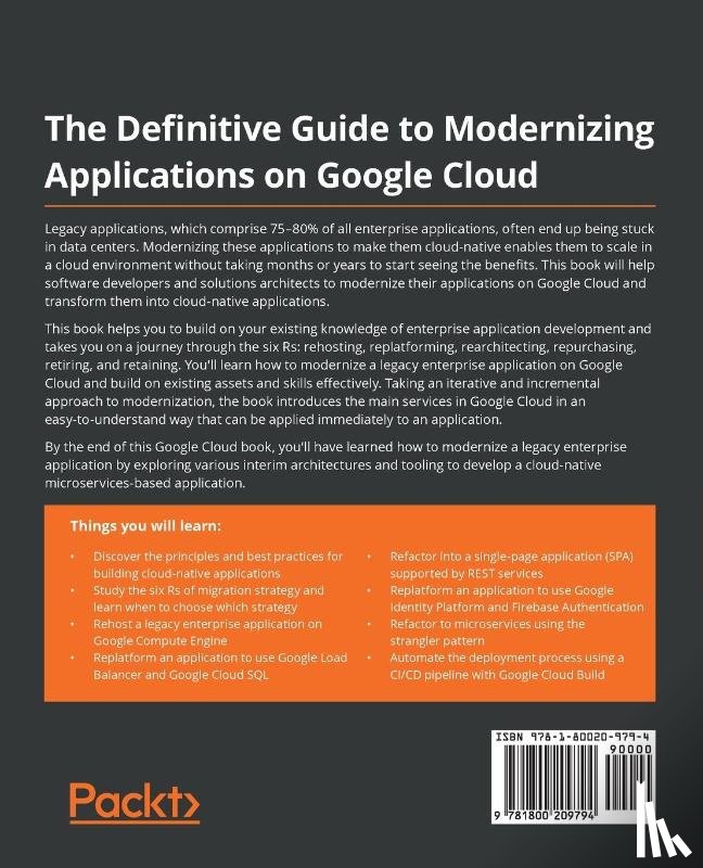 Sangapu, Steve (Satish), Panyam, Dheeraj, Marston, Jason - The Definitive Guide to Modernizing Applications on Google Cloud