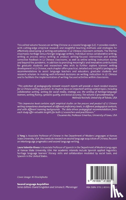  - Developing Writing Competence in L2 Chinese Classrooms