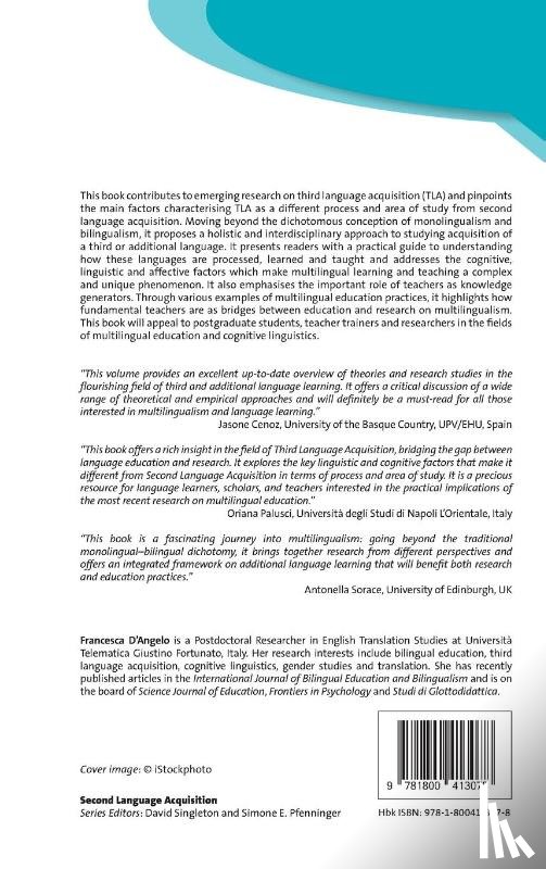 D'Angelo, Francesca - Teaching and Learning Third Languages