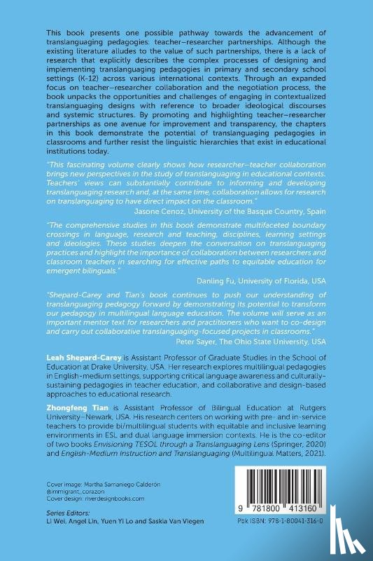 - (Re)imagining Translanguaging Pedagogies through Teacher–Researcher Collaboration