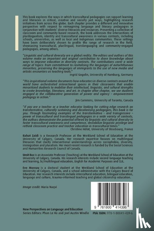  - Transcultural Pedagogies for Multilingual Classrooms