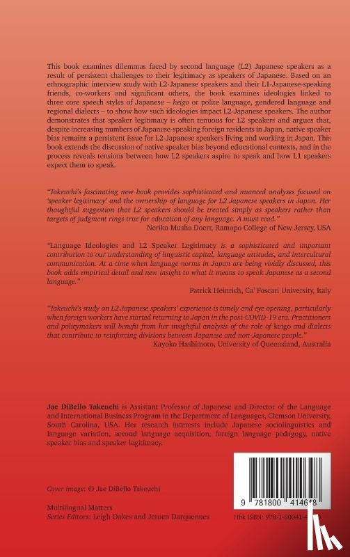 Takeuchi, Jae DiBello - Language Ideologies and L2 Speaker Legitimacy