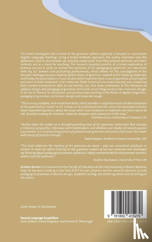 Burton, Graham - Grammar in ELT and ELT Materials