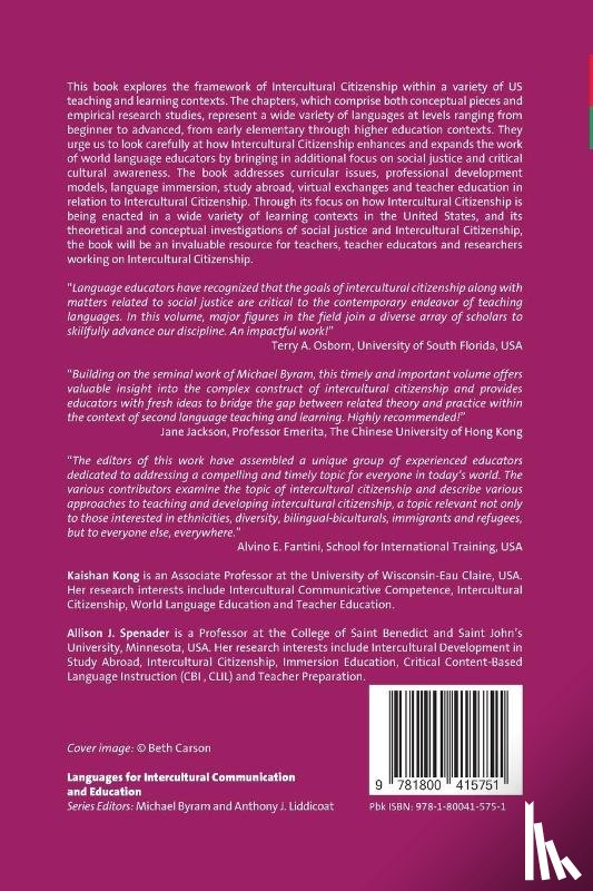  - Intercultural Citizenship in Language Education