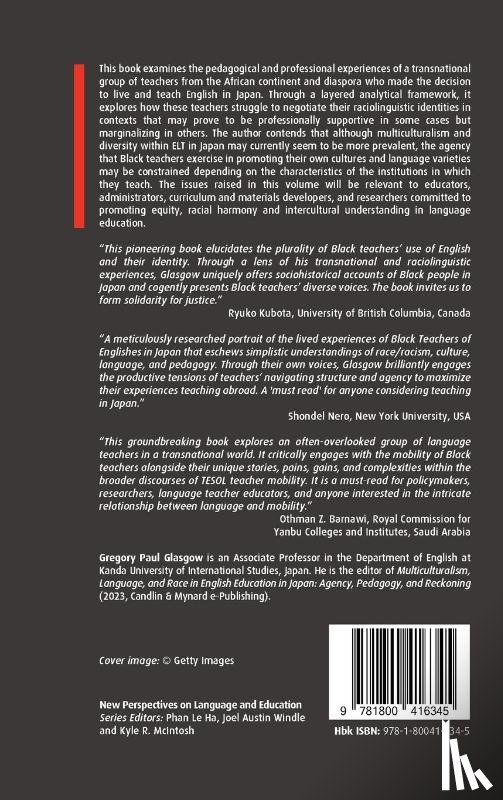 Glasgow, Gregory Paul - Black Teachers of English(es) in Japan