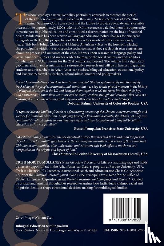 Morita-Mullaney, Trish - Lau v. Nichols and Chinese American Language Rights