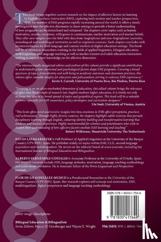  - The Affective Dimension in English-Medium Instruction in Higher Education