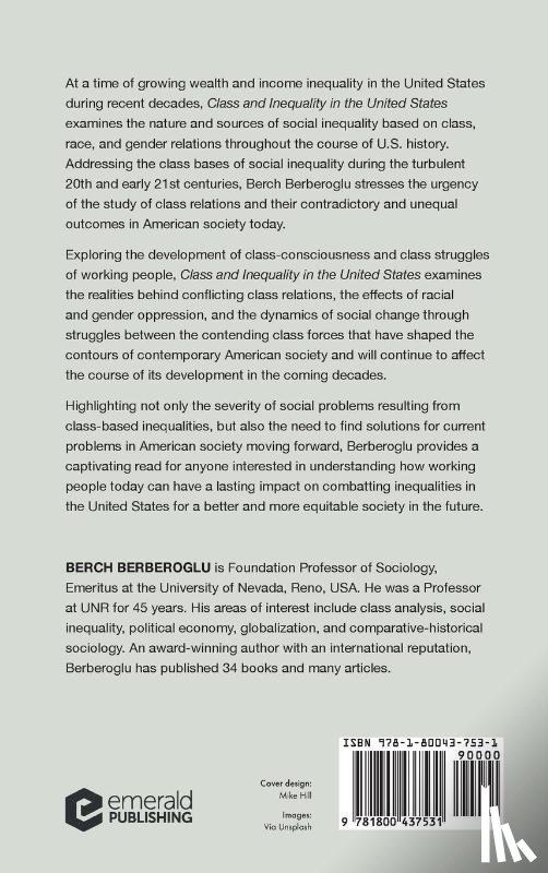 Berberoglu, Berch (University of Nevada - Class and Inequality in the United States