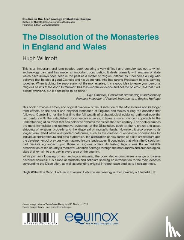 Willmott, Hugh - The Dissolution of the Monasteries in England and Wales