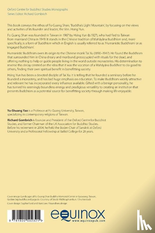 Yao, Yu-Shuang, Gombrich, Richard - Chinese Buddhism Today