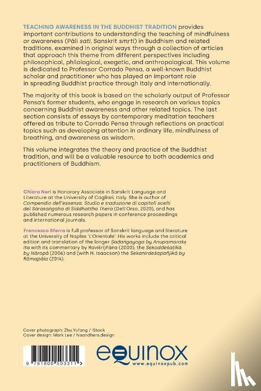  - Teaching Awareness in the Buddhist Tradition