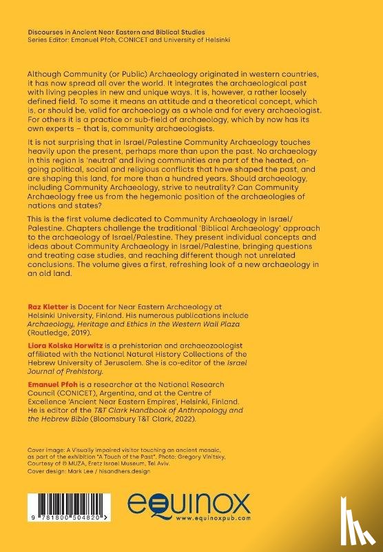  - Community Archaeology in Israel / Palestine
