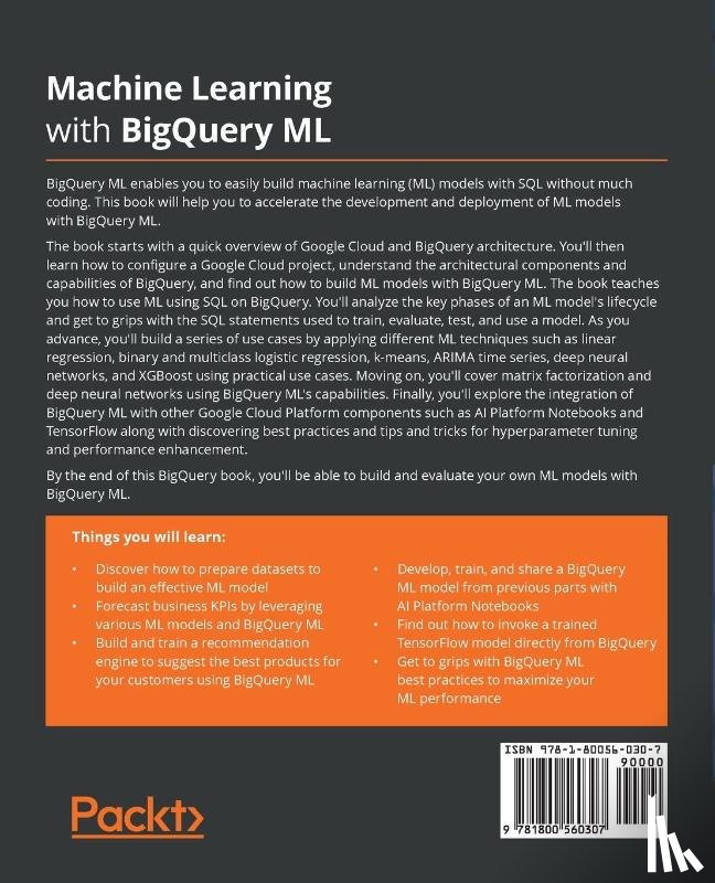 Marrandino, Alessandro - Machine Learning with BigQuery ML