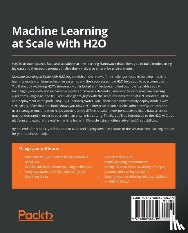 Keys, Gregory, Whiting, David - Machine Learning at Scale with H2O