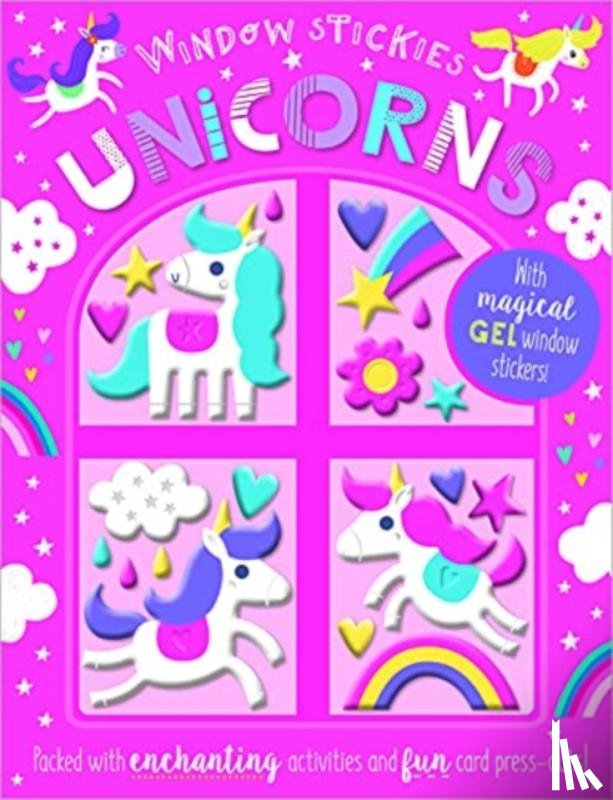 Boxshall, Amy, Ideas, Make Believe - Window Stickies Unicorns