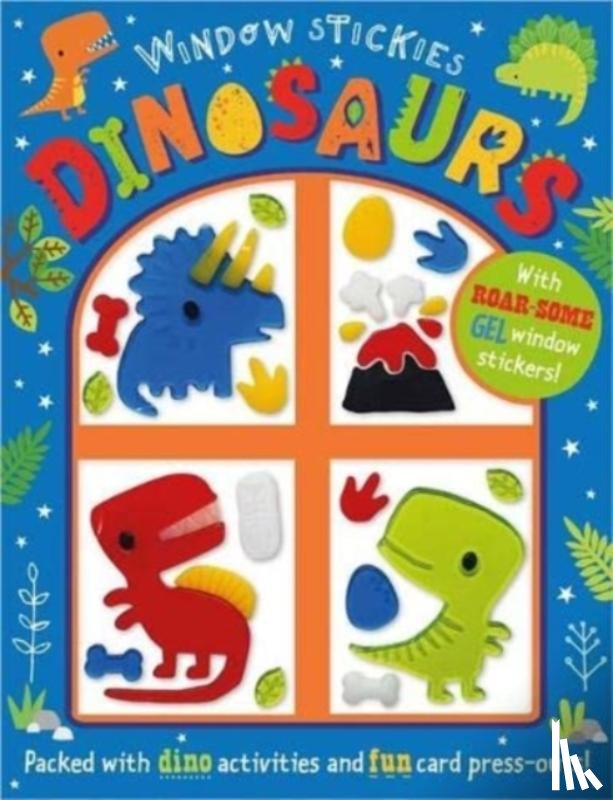 Bishop, Patrick, Ideas, Make Believe - Window Stickies Dinosaurs