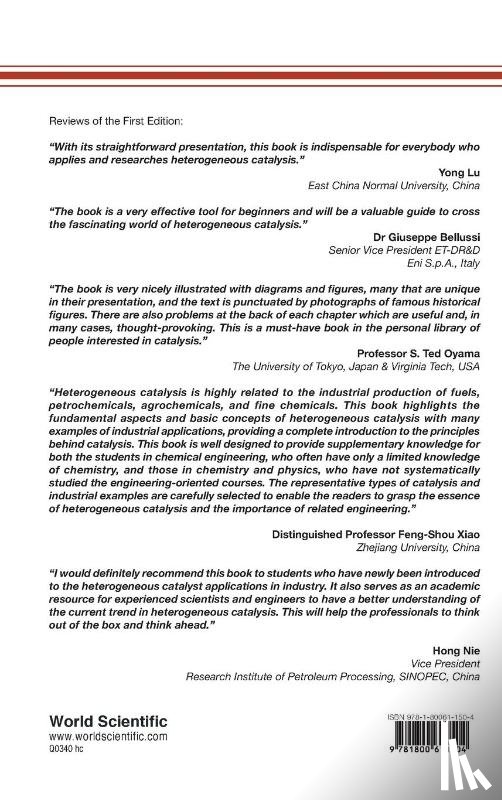 Prins, Roel (Eth Zurich, Wang, Anjie (Dalian Univ Of Technology, Li, Xiang (Tianjin Univ Of Science And Technology, Sapountzi, Foteini (Syngaschem Bv - Introduction To Heterogeneous Catalysis