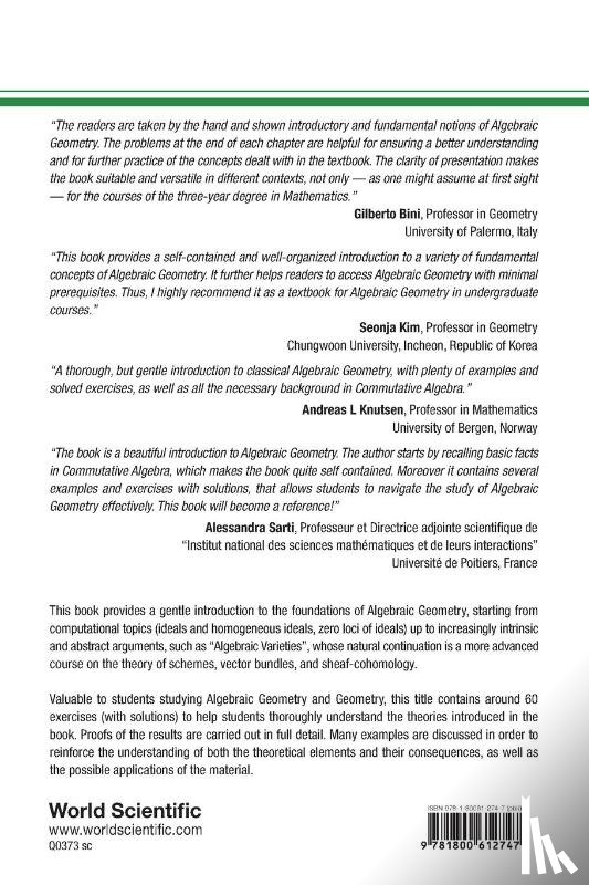 Flamini, Flaminio (Univ Of Rome "Tor Vergata" - First Course In Algebraic Geometry And Algebraic Varieties, A