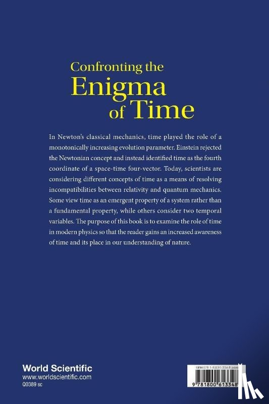 Fanchi, John R (Texas Christian Univ - Confronting The Enigma Of Time
