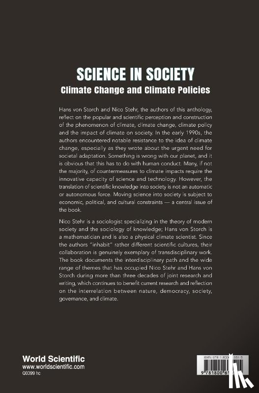  - Science In Society: Climate Change And Climate Policies